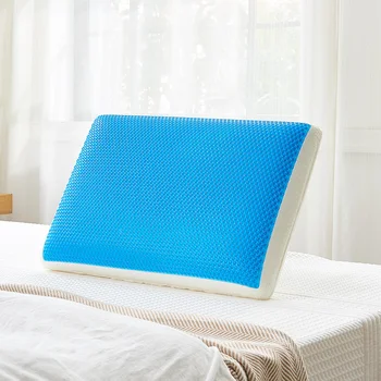 

Cooling Gel Memory Foam Pillow Massage Particles Slow Rebound Pressure Orthopedic Bed Pillow for Sleeping Both Sides
