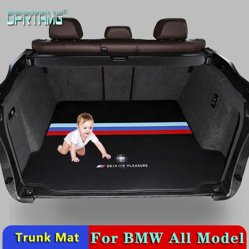 

New Sport Custom car trunk mat for BMW all medels 1 3 4 5 7 Series M3 M5 E81 E87 F30 34 F10 X1 X3 X4 X5 X6 Z4 525 520 e46 e90