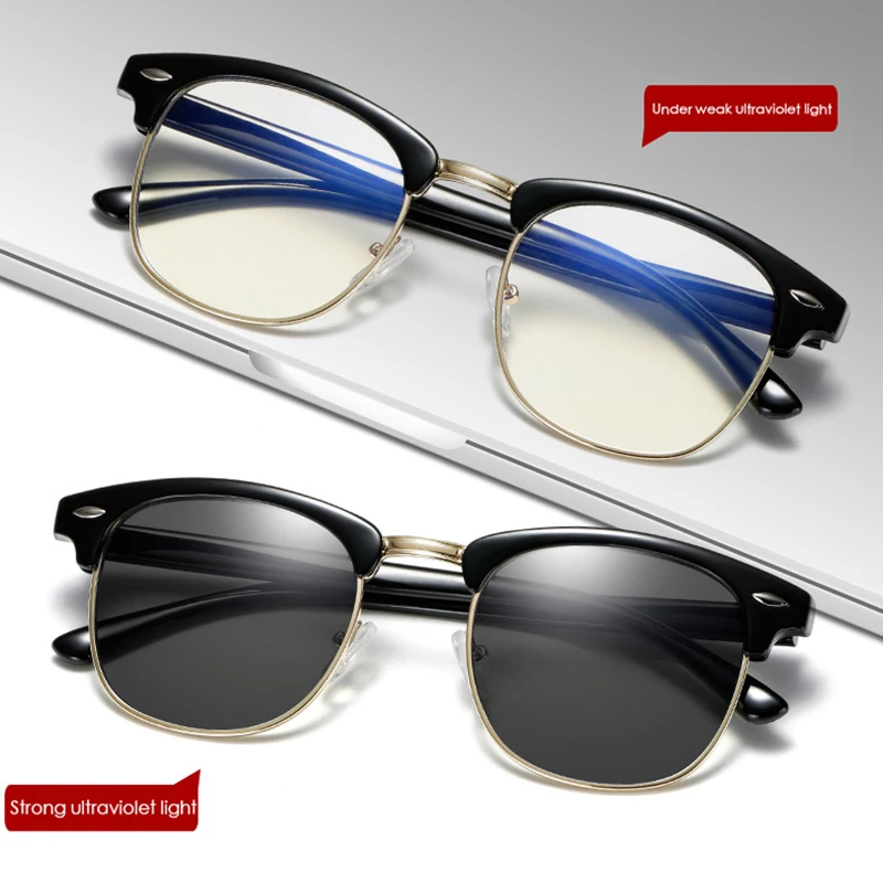 Фотохромный фильтр компьютерные очки для блокирования УФ анти голубой свет глаз глазного напряжения переходные игровые очки для женщин мужчин UV400