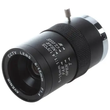 

6-15mm 1/3" F1.4 CS Mount Varifocal CCTV Manual Lens