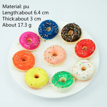 

Simulation Granular Donut Fake Cake Ornaments Kids Toy Donuts Doughnuts Pretend Play Kids Toys Refrigerator Stickers Photo Prop