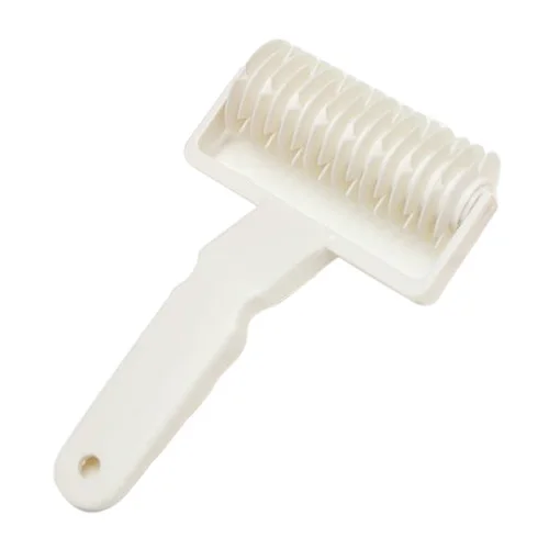 White Kitchen Bakery Cake Mass Craft Lattice Puff pastry Roller Cutter |