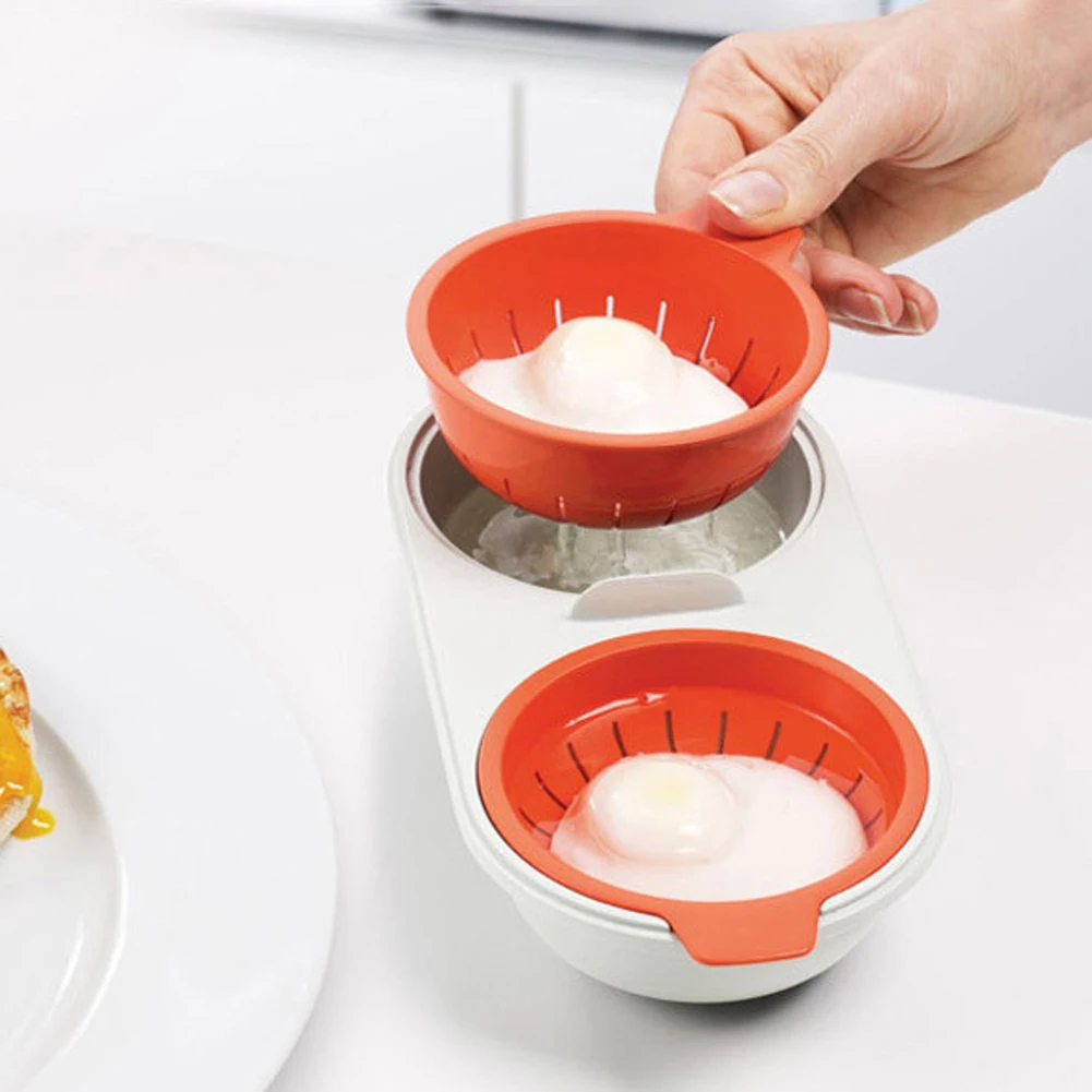Кухонный паровой набор яиц для массажа, кухонные инструменты, микроволновая печь для яиц, пищевая посуда, для завтрака, двойная чашка, яичный котел для дома O25