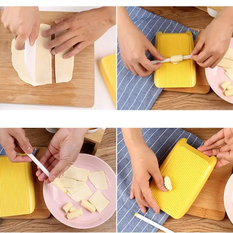 Паста макароны доска спагетти макароны Gnocchi машина ролик детские пищевые добавки формы уплотнения кухонные инструменты