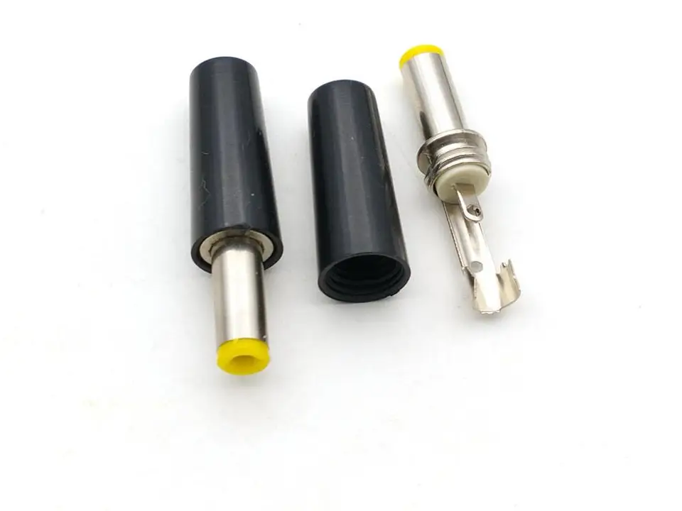Connettori Spina Alimentazione CC 5,5x2,1 Mm (10 Pezzi) - A Saldare, Per Riparazione Cavi Elettrici - 2