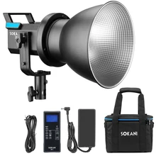 Sokani X60 V2 80W LED וידאו אור 5600K אור יום X60 RGB חיצוני צילום תאורה עם Bowens הר 2.4G מרחוק בקר