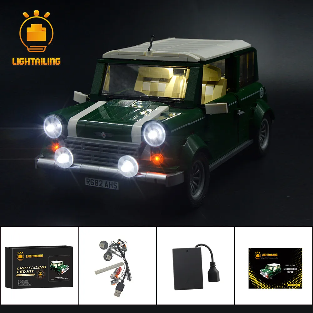 Светильник светодиодный светильник модель Mini Cooper строительный блок комплект