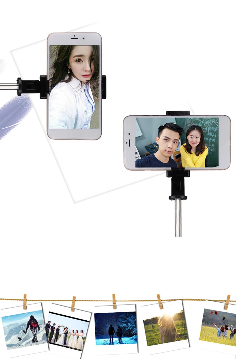 3 в 1 беспроводной Bluetooth селфи палка для iphone/Android/huawei складной ручной монопод затвора дистанционного Выдвижная мини штатив