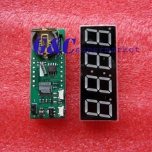 1 шт. 0,5" Красный светодиодный дисплей электронные часы DS1302+ термометр+ Напряжение электронные компоненты аксессуары