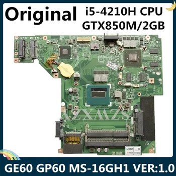 

LSC FOR MSI GE60 GP60 Laptop Motherboard MS-16GH1 VER:1.0 With SR1Q0 i5-4210H CPU DDR3L N15P-GT-A2 GTX850M 2GB