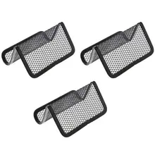 Металлическая сетка Бизнес держатель для карт с подставкой для струйного принтера Desk офисные Бизнес держатель для карт s сетки Коллекция Организатор