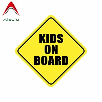 

Aliauto Warning Car Sticker Kids on Board Cover Scratch Waterproof Automobiles & Motorcycles Accessories PVC Decal,13cm*13cm