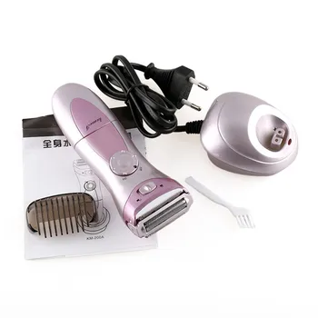 

Rechargeable Lady Shaver Whole Body Washable Women Epilator Electric Hair Remover Portable Face Underarm Leg Bikini Trimmer 45D