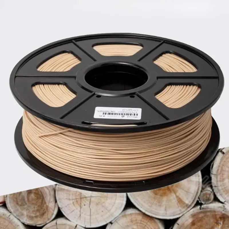 1,75 мм древесное волокно из пла-пластика для 3D-принтеры подобные деревянные модели расходный материал Материал деревянный Филамент безопасен для детей Применение 1 кг