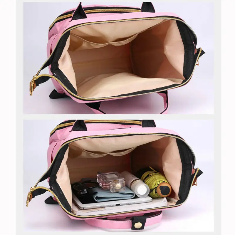 New Capacity Mummy Maternity Bag Diaper Baby Bag Multifunctional Nursing Bag Backpack Baby Care Mom Convenient