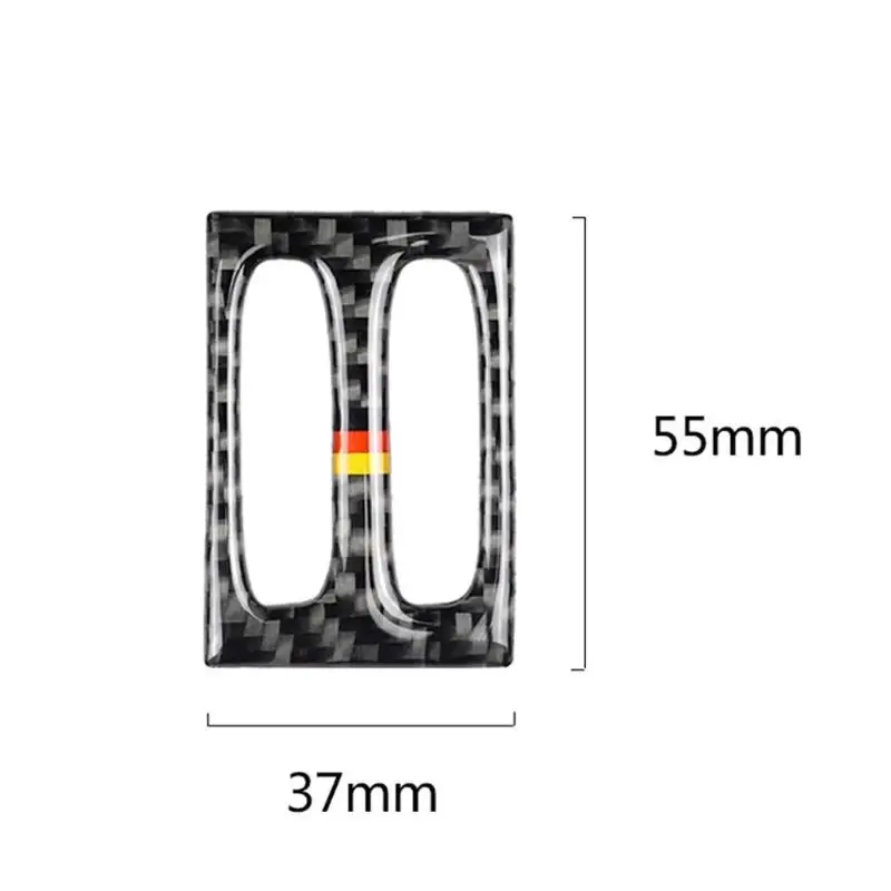 Подседельный штырь из углеродного волокна Отопление кнопка декоративная рамка, обшивка, Накладка для Subaru BRZ 86 2013- авто Интерьер Средства для укладки волос - Название цвета: For Benz W204