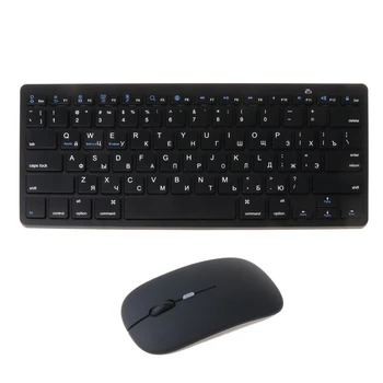 

2.4G Wireless Ultra Thin Full Size Silent Keyboard Mouse Set for Notebook Laptop