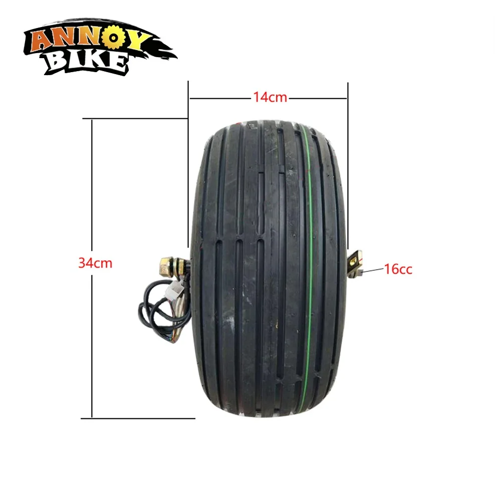 1" толстый шинный узел мотор с шины 15*6,00-6 15 дюймов 48 в 800 Вт мотор для центрального движения для мини-Сити Коко мини-скутер