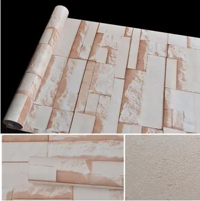 brick pattern waterproof self-adhesive wallpaper self-adhesive wallpaper  imitation brick stickers 3 meter  long color 19