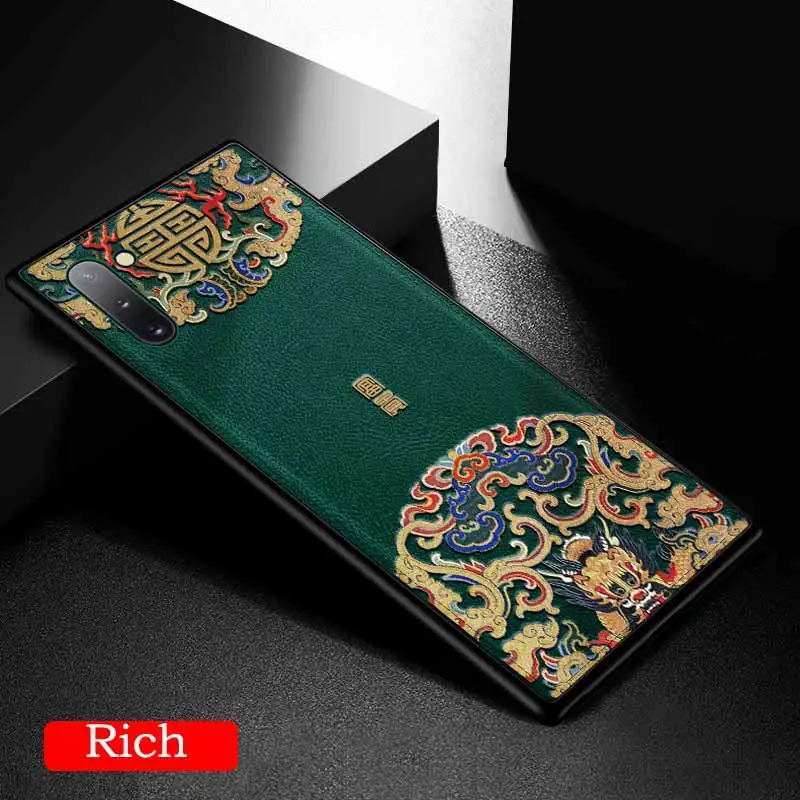 Чехол для Samung Galaxy S20 Ultra Note 10 Plus 5G 9 8 S10 S9 S8 чехол из искусственной кожи с тисненым