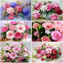 

5D Diamond Painting Scenery Full Square Round Flowers Picture Of Rhinestones Diamond Embroidery Diamond Mosaic Hobby Art Gift