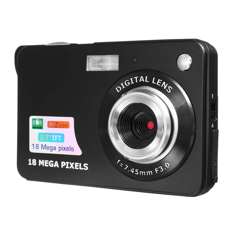 Детская портативная мини-камера 2," 720 P 18MP 8x зум TFT lcd HD Цифровая видеокамера анти-встряхивание фото для детей подарок