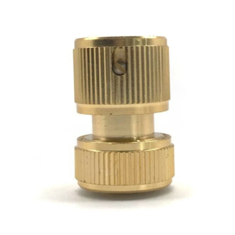 6 шт. быстрые разъемы твердая латунь 1/2 дюймов Садовый полив водопровод Насадка на