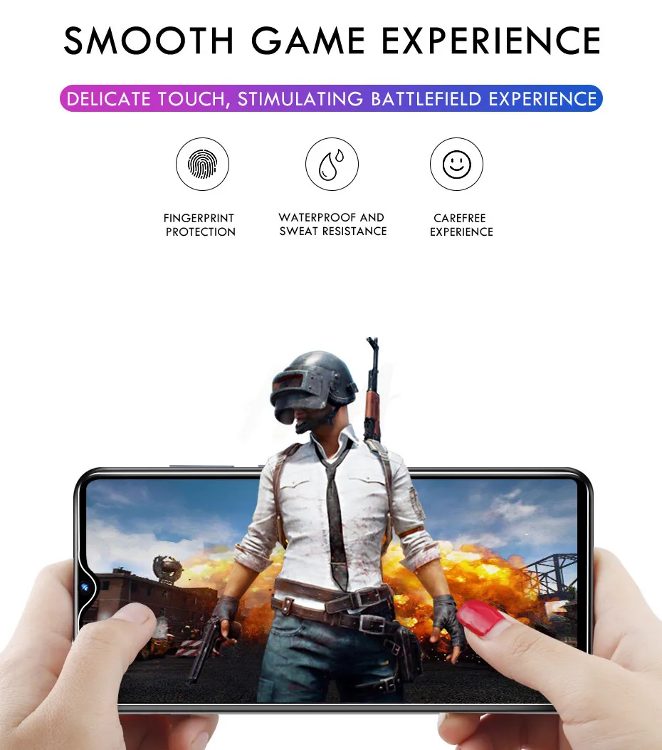 A6 закаленное стекло для Samsung Galaxy A90 A80 A70 A60 A50 A40 A30 A20 A10 M10 M20 M30 Защитная пленка экрана