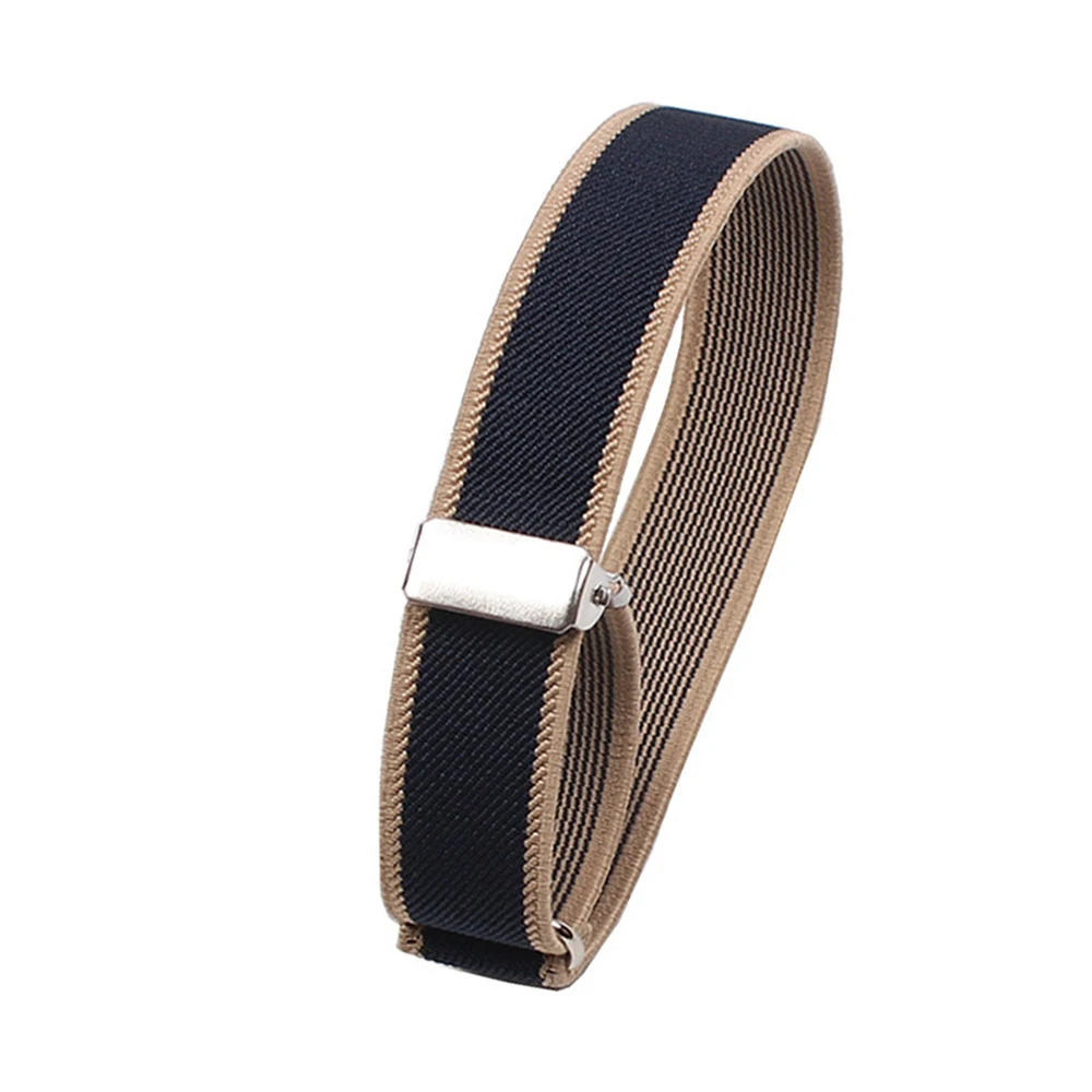Women Arm Sleeve Cuffs Ladies Men Arm Band 2cm Elastic Armband Bracelet Shirt Sleeve Ring Unisex Solid Color Warmers