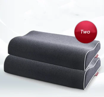 

2PC 60x30x10cm Orthopedic Air Layer Fabric Memory Foam Sleeping Pillow Care Protection Cervical Relieve Pain Sleeping Pillow