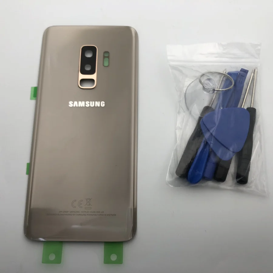 Сменная задняя стеклянная крышка S9 для Samsung Galaxy Plus G965 G965F G965FD Корпус задней двери
