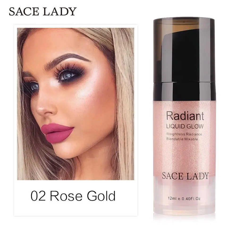 SACE LADY жидкий Хайлайтер для макияжа лица осветитель светящийся макияж
