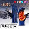 Winter Men's Touch Screen Waterproof Windproof Ski Gloves 15 Style Women's Warm and Fashion Riding Sports Zipper Gloves ► Photo 3/6