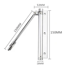 Дверной доводчик Одноместный пружинный Регулируемый поверхностный монтаж мини автоматическое закрывание противопожарная дверная фурнитура 15-30 кг