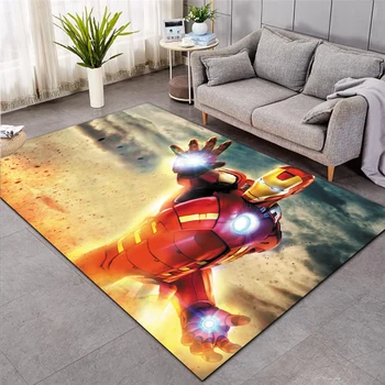 

New Superman/Batman/US Captain/The Avenger Thick Carpet Mat for Living Room Doormat Flannel Print Bedroom Non-slip Floor Rug 032