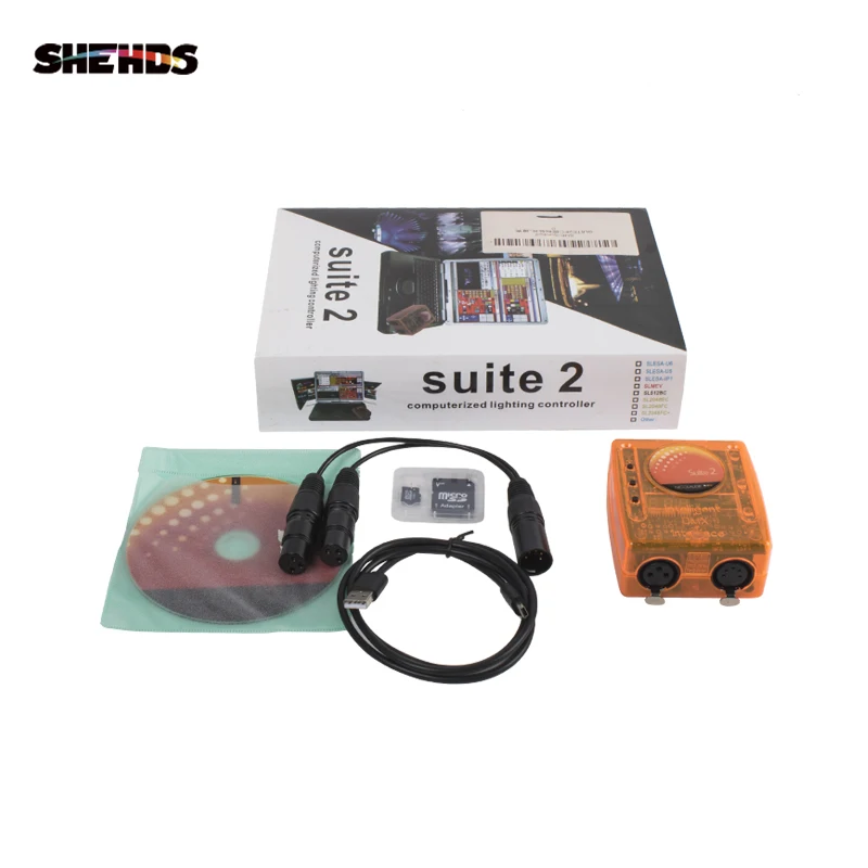 

Sunlite Suite 2 FC DMX-USD Controller Professional Stage Controlling Software For DJ Disco KTV Party Windows 10