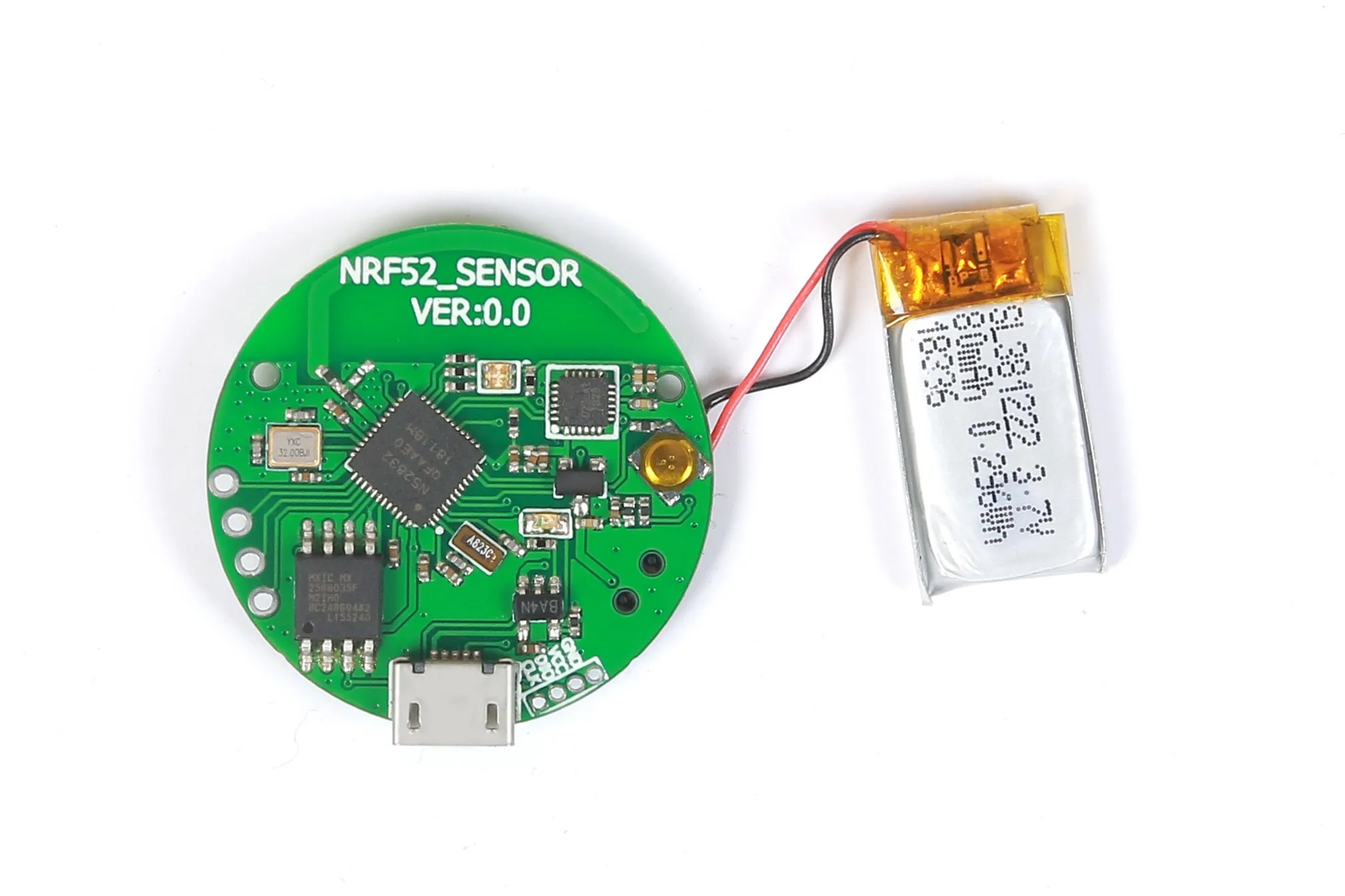Макетная плата браслета NRF52832 52810 Bluetooth 4,0 4.1BLE девять осей датчик движения