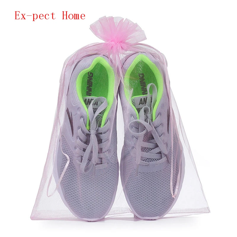 

500pcs 30*40cm Solid Pure Color Organza Bag with Drawstring Large Portable Pouches Gift Packaging Wholesale
