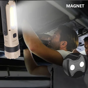 

Aluminum Alloy Camping Hiking Lighting Torch Lamp Portable Mini LED Flashlight Multi-function Long Shots Lamp Hunting