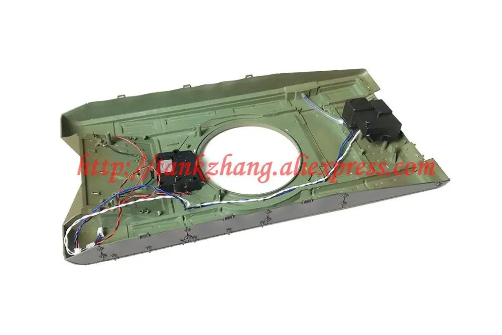 HENG LONG 3939-1 RC tank Russian T72 / T-72 1/16 spare parts No. Upper cover-6.0 version - Цвет: with gearbox