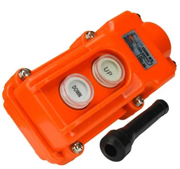 

(1 PC) COB-61 Crane Pendant Control Station Hoist 2-Push Button Switches
