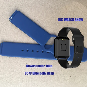 

newest Man Woman smart band B57 Bracelet Smart Watch Fitness Tracker blue color good quality Belt Wrist Watch Strap watchband