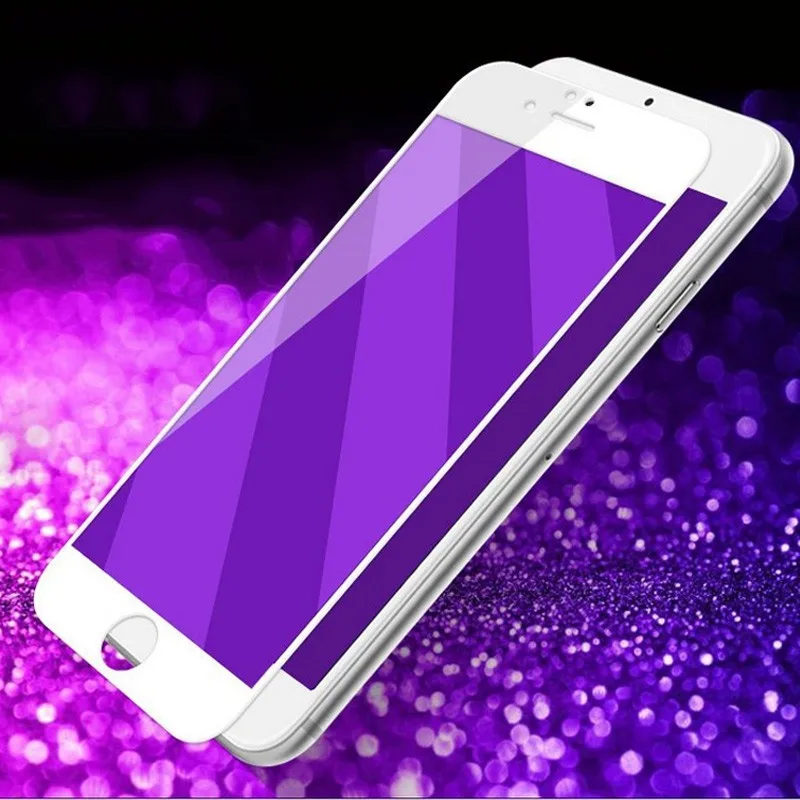 Eyecare устойчив к Blu-Ray фиолетовому светящему закаленному стеклу для iPhone 11Pro Max X 6 6S 7