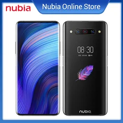 Версия США Nubia Z20 двойной экран мобильный телефон 6,42 дюйм+ 5,1дюйм Snapdragon 855 + Восьмиядерный 8 Гб 128 ГБ 4000 мАч 48MP 4G смартфон