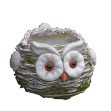 Открытый Сад большой диаметр Улитка животное цветочный горшок для суккулентных растений Смола корейский зеленый растение креативный орнамент M2659