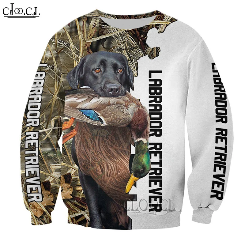 

HX Newest Popular Animal Dog Hunting 3D Print Men Women Sweatshirt Fashion Hip Hop Long Sleeve Harajuku Tops Drop Shipping