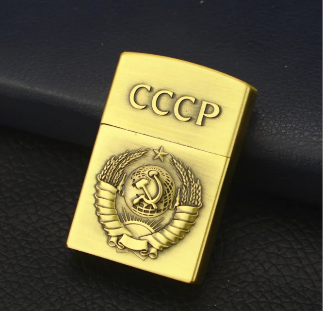 Металлическая зажигалка, ретро надувной Бронзовый старинный фонарь, газовая зажигалка, зеркальная ветрозащитная сигарета, керосин, аксессуары для зажигалок