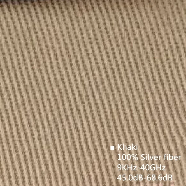 Ajiacn подлинное анти-электромагнитное излучение костюмы одежды электростанции и подстанции персонала EMF Экранирование спецодежды - Цвет: Khaki 100Ag