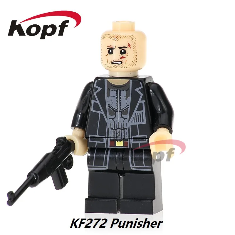 Одна распродажа KF368 кигуль канеки Кен с маской три головы Дэдпул куклы Супер Герои строительные блоки детские подарочные игрушки - Цвет: KF272 Without Box