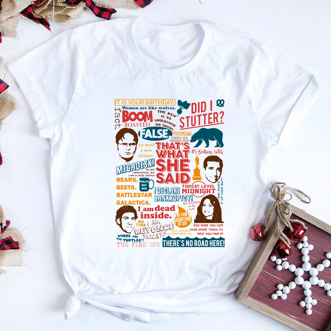 The Office T-shirts - Funny Quote Printed Classic T-shirt | The Office  Merch Shop